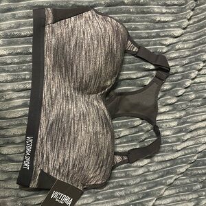 New Victoria sport bra size 38D black/ gray